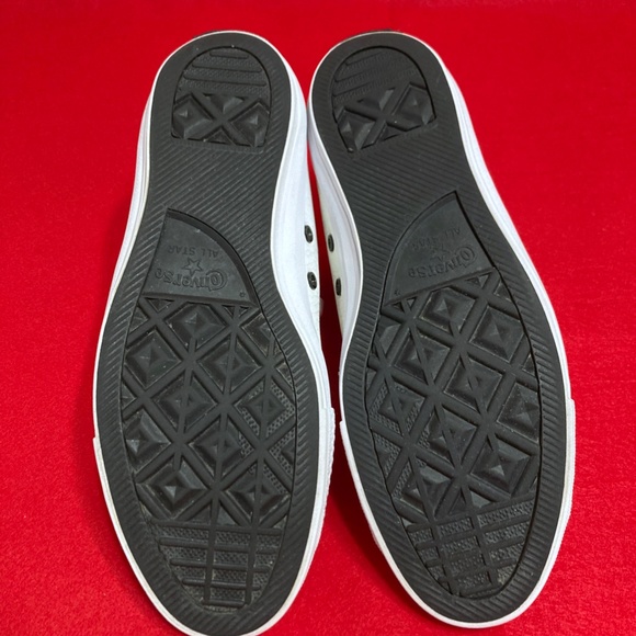 CONVERSE ALL-STAR ALPHA MID TOP BLACK WITH WHITE LEATHER 154874C SIZE 11 US - Picture 8 of 8